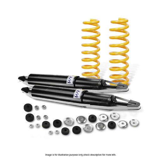 Front Shocks Raised Comfort King Springs for Toyota Landcruiser 80 Series 91-98