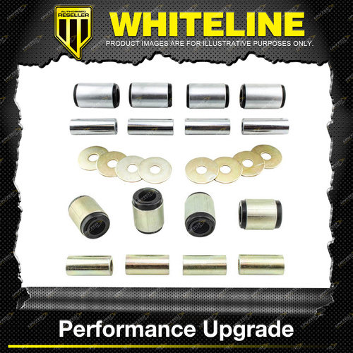 Whitline Front Control Arm Lower Upper Bush Kit for Suzuki Equator D40 09-12