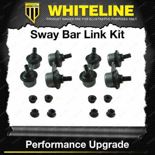 Whiteline Front + Rear Sway Bar Link Kit for Nissan Patrol GQ Y60 1987-1997