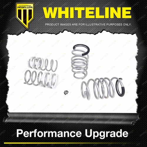 Whiteline Front & Rear Coil Springs - Lowered for Fiat 500 500 C 312 2007-On